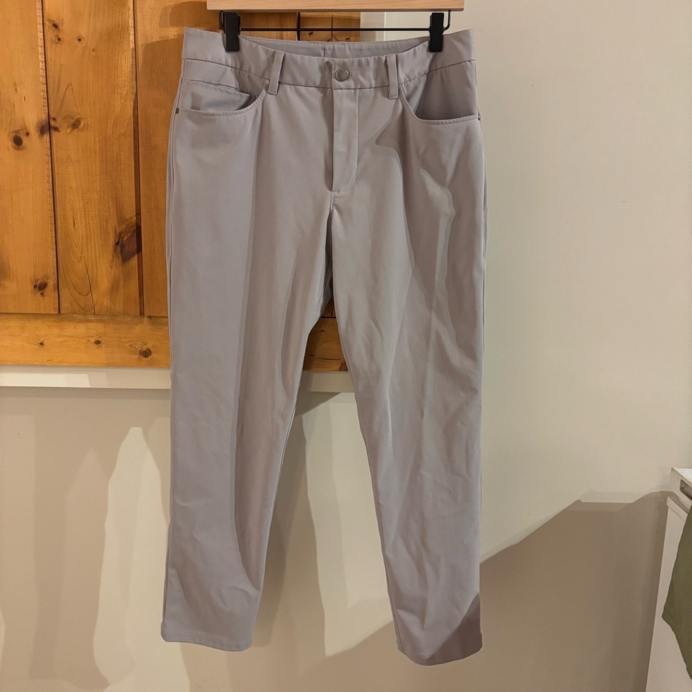 CRZ YOGA Light Gray Chinos